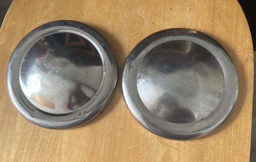 Vintage chrome hub caps - chrome,